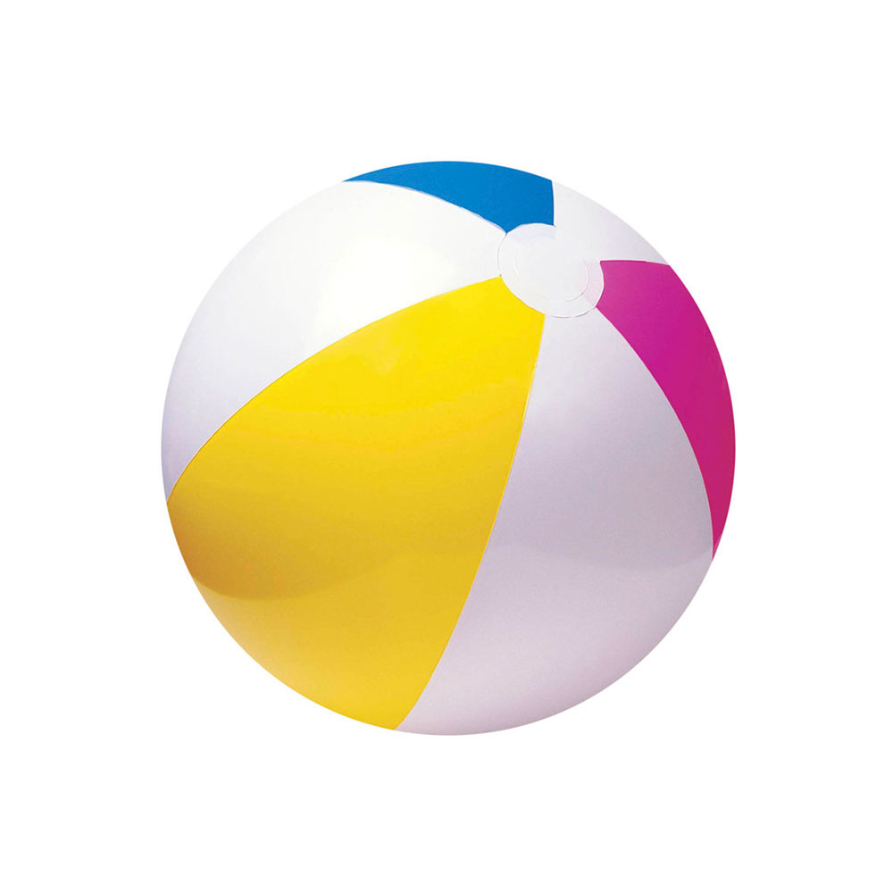 Мяч 61см цветные полоски Intex
